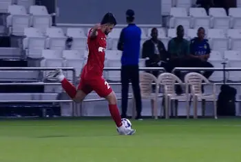 گل اول شباب الاهلی به السد با ارسال مرصاد سیفی
