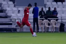 گل اول شباب الاهلی به السد با ارسال مرصاد سیفی