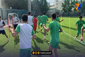 ۲ جلسه تمرین تاکتیکی تیم امید در سومین روز اردوی دبی