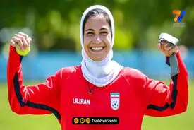 سلفی گلنوش خسروی با علیرضا قربانی