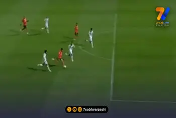 گل دوم مس رفسنجان به خیبر خرم آباد توسط فرنام عرب