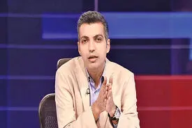 جشن تولد 51 سالگی عادل فردوسی پور با یک کیک مینیمال