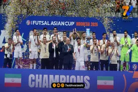 گزارش تصویری از جشن قهرمانی تیم ملی فوتسال ایران