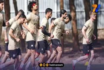 گزارش تصویری| پرسپولیس برای خیبر تمرین کرد