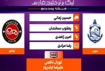 کارشناسی داوری ملوان – تراکتور