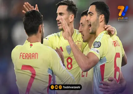 پیروزی بزرگ اسپانیا در راه فتح جام جهانی