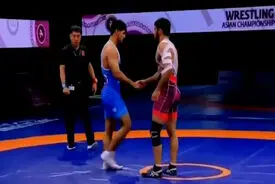 پنجمین مدال نقره کشتی فرنگی در بیشکک توسط حسینی