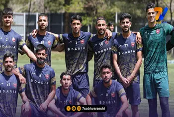 گزارش تصویری از تمرین امروز سرخپوشان