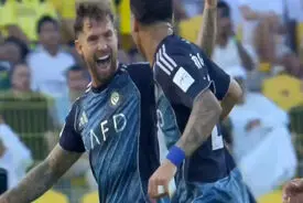 گل دوم النصر به الوصل توسط اینیگو مارتینز