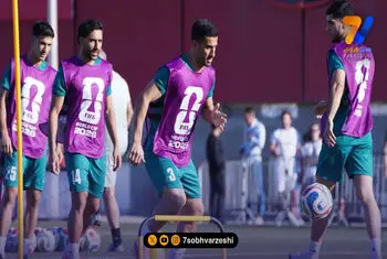 گزارش تصویری| تمرین باانگیزه شاگردان قلعه نویی در تیخوانا