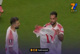حمله هواداران به دروازه بان اردن!