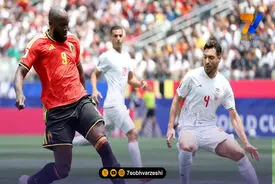 حضور بازیگر مطرح ایرانی در سکوهای ورزشگاه سوفای +عکس