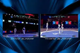 پیروزی و صعود امیرسینا و مبینا در تکواندو قهرمانی جهان