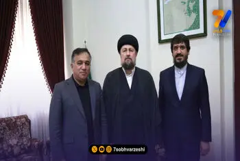 علی تاجرنیا به دیدار سید حسن خمینی رفت