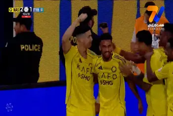 رقص عربی رونالدو بعد از دبل مقابل الفیحا