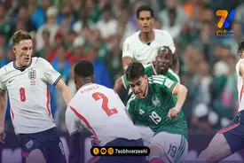 انگلیس از آزمون سخت مکزیک عبور کرد؛ تقابل سه شیرها با غول نروژی!
