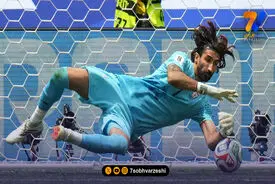علیرضا بیرانوند در چارچوب دروازه تیم منتخب جام جهانی!