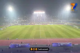آمادگی کامل ورزشگاه شهر قدس پیش از بازی استقلال و الوصل +عکس