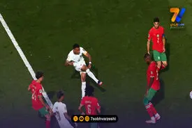 امباپه بهترین بازیکن دیدار فرانسه و مراکش شد