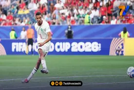 ستاره مراکش بهترین بازیکن دیدار با کانادا شد